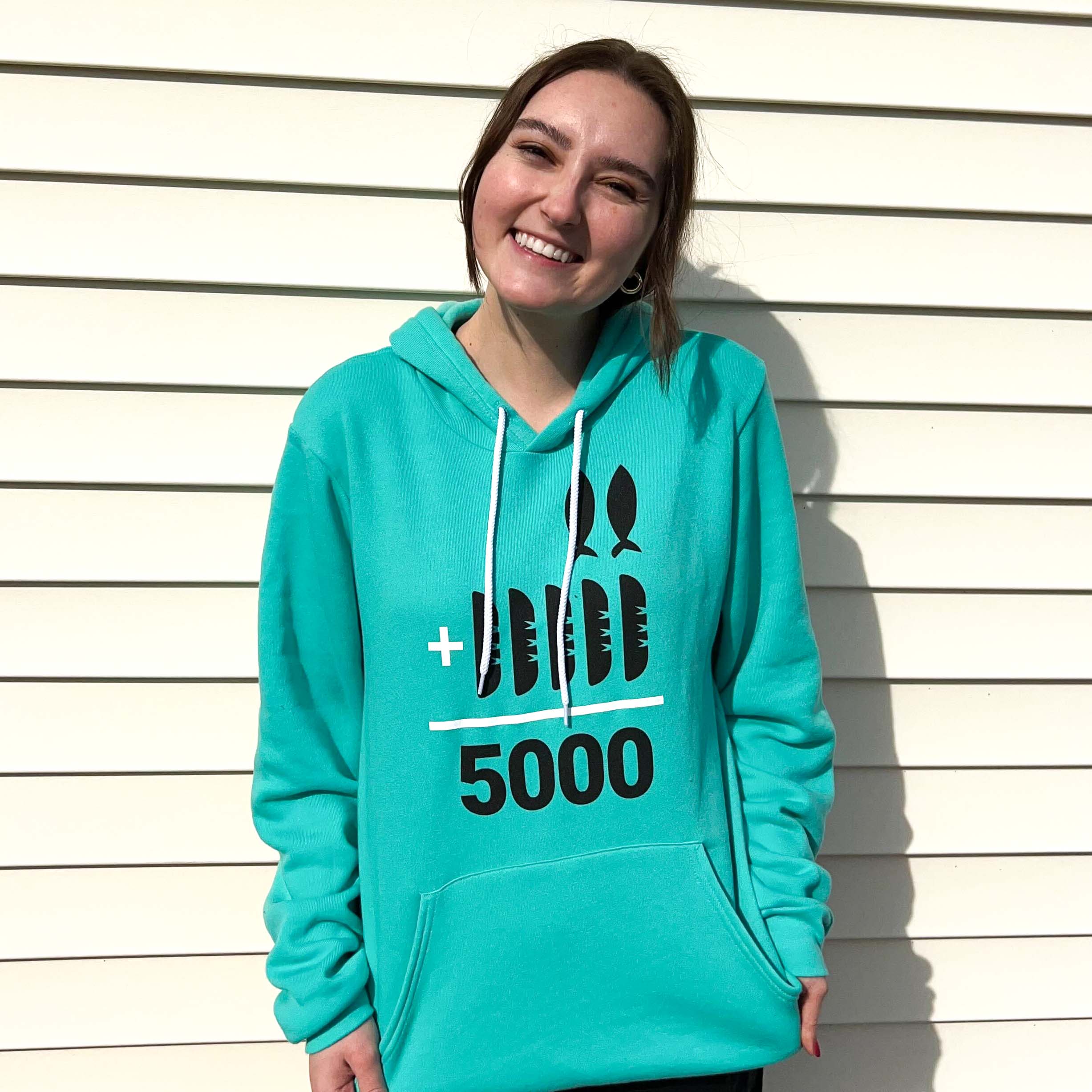 2+5=5000 Hoodie - Image 4