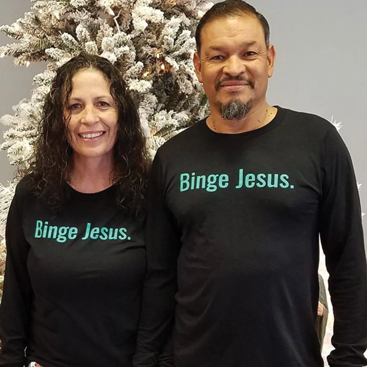 Binge Jesus Long Sleeve Shirt - Image 3