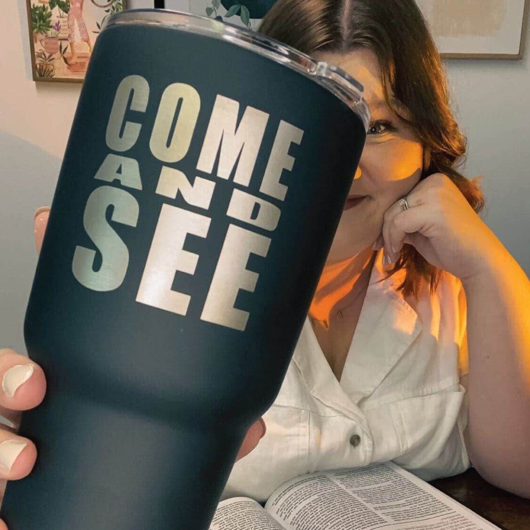 Come and See Stainless 30 oz. Steel Tumbler - Image 6