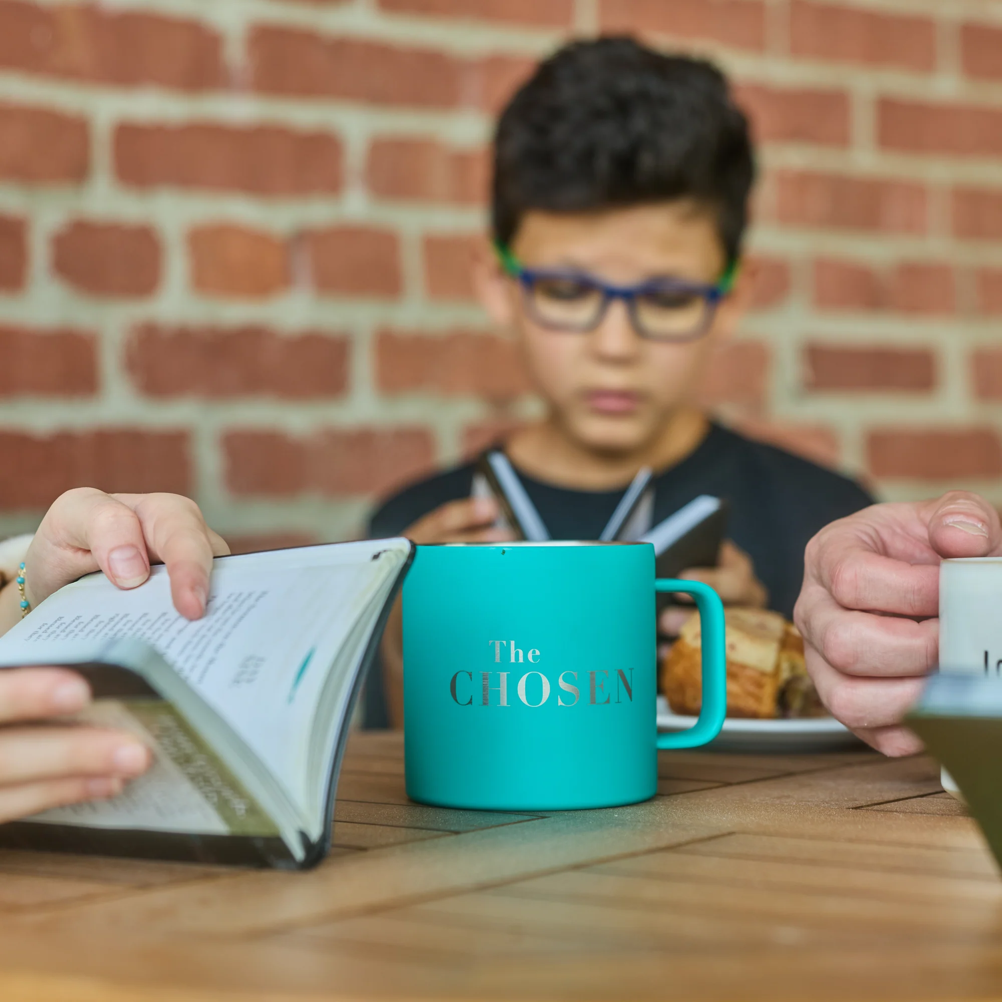 Get Used to Different Stainless Steel Teal 16 oz. Mug - Image 5