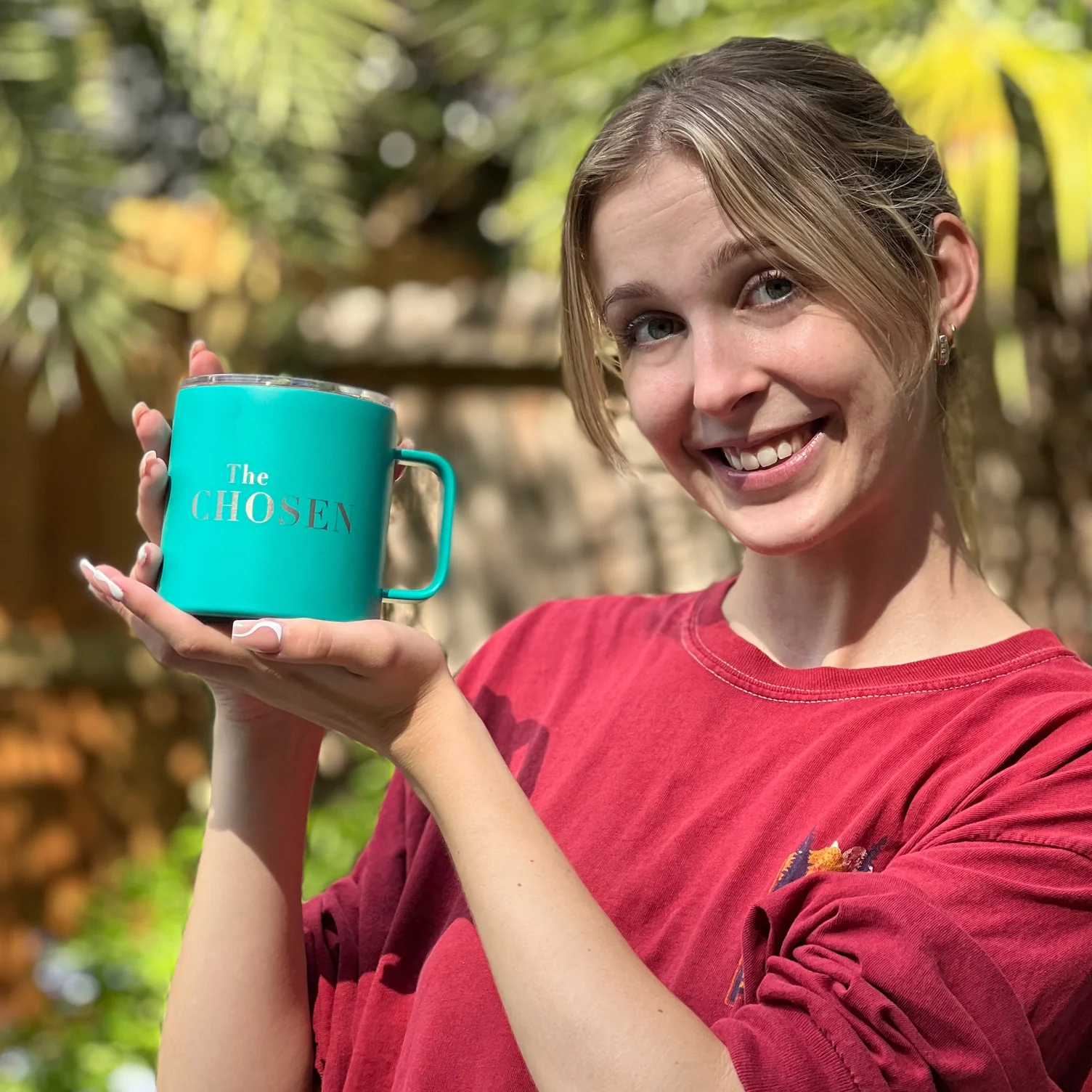 Get Used to Different Stainless Steel Teal 16 oz. Mug - Image 8