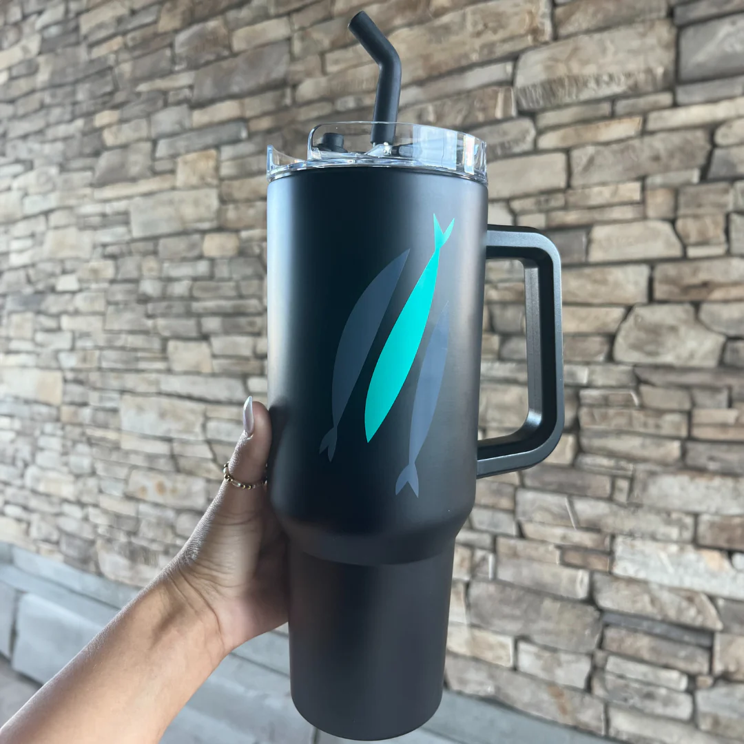 Three Fish 40 oz Tumbler - Image 9