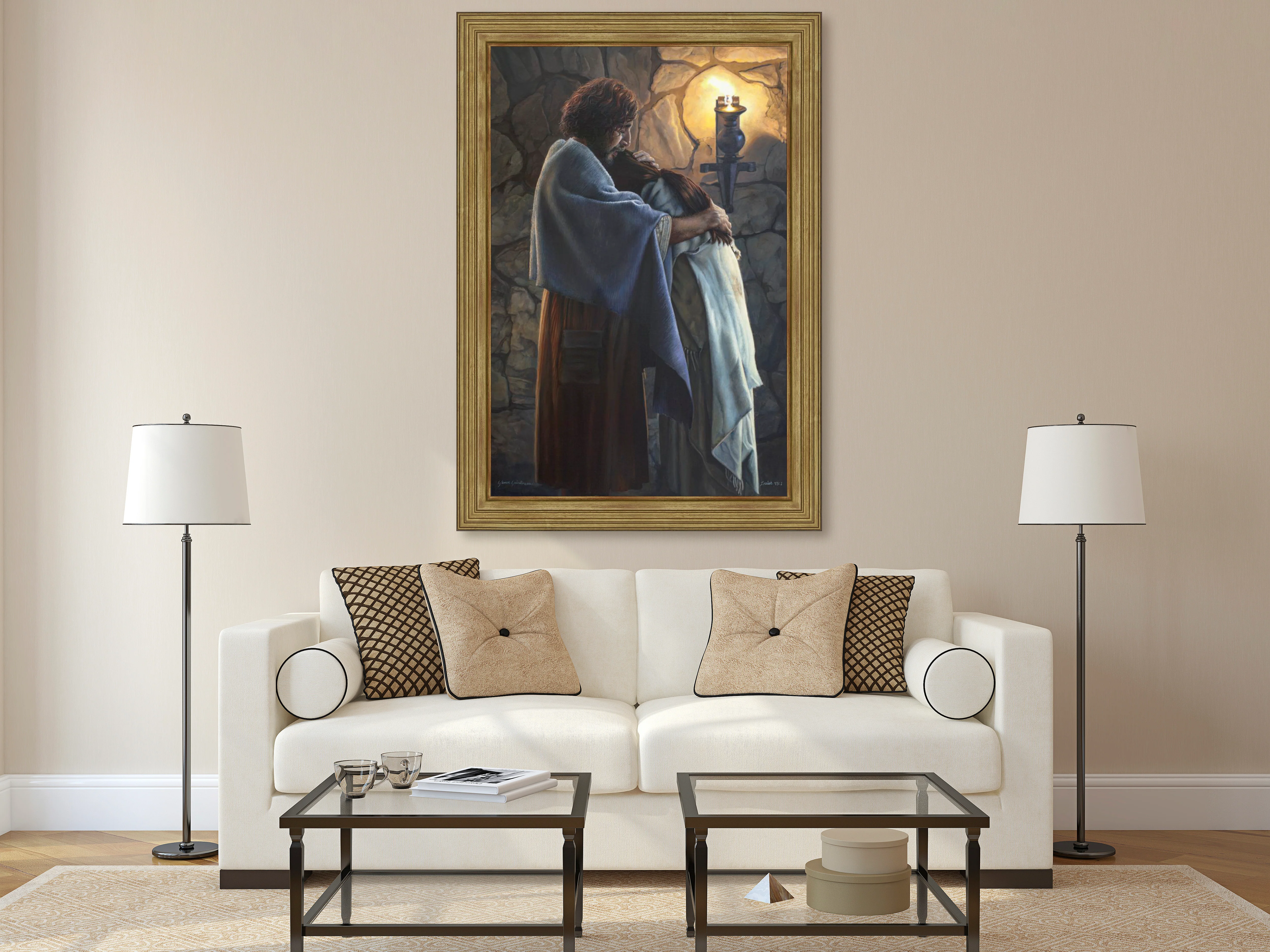 "You Are Mine" Masterworks - Gold Metal Leaf - Image 2